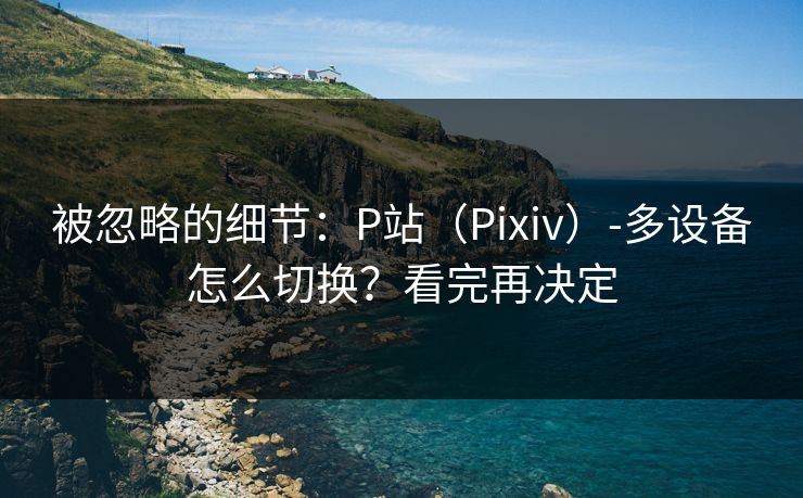 被忽略的细节：P站（Pixiv）-多设备怎么切换？看完再决定